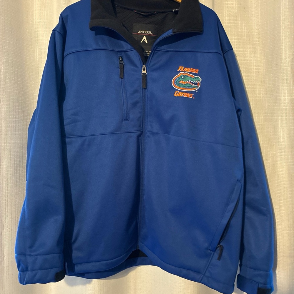 Antigua Blue Florida Gators Jacket COLD weather